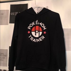 Black hoodie with Pokémon logo. Worn twice!